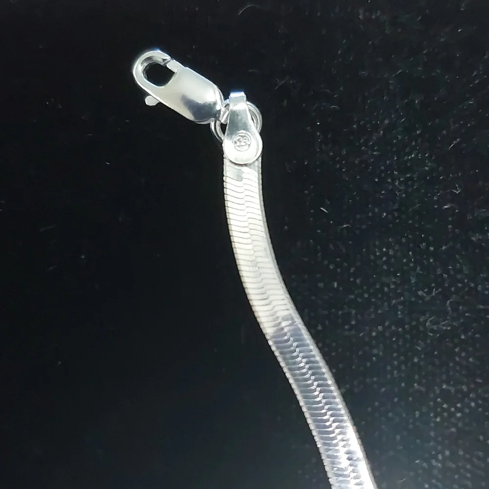 Sterling Silver Bracelet 7" Magic Flex. - Picture 3 of 4